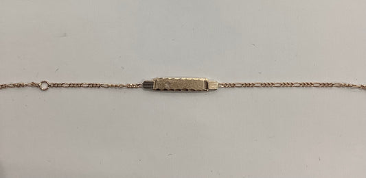 10K Y Gold Baby Bracelet 1.50g