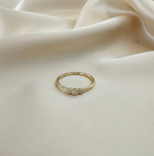 10K Gold Moissanite Ring 0.30CT (DMM10RI004)