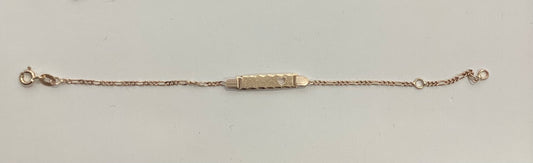 10K Y Gold Baby Bracelet 1.48g