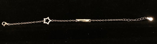 .925 Sterling Silver Bracelet 1.82g