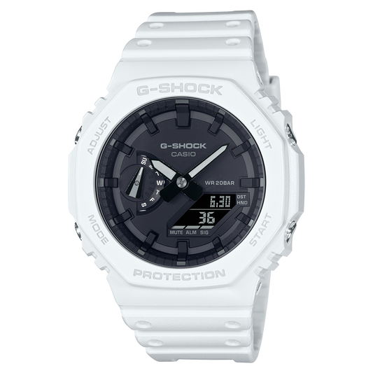 Casio G-Shock GA-2100-7ACR Analog-Digital Watch - White