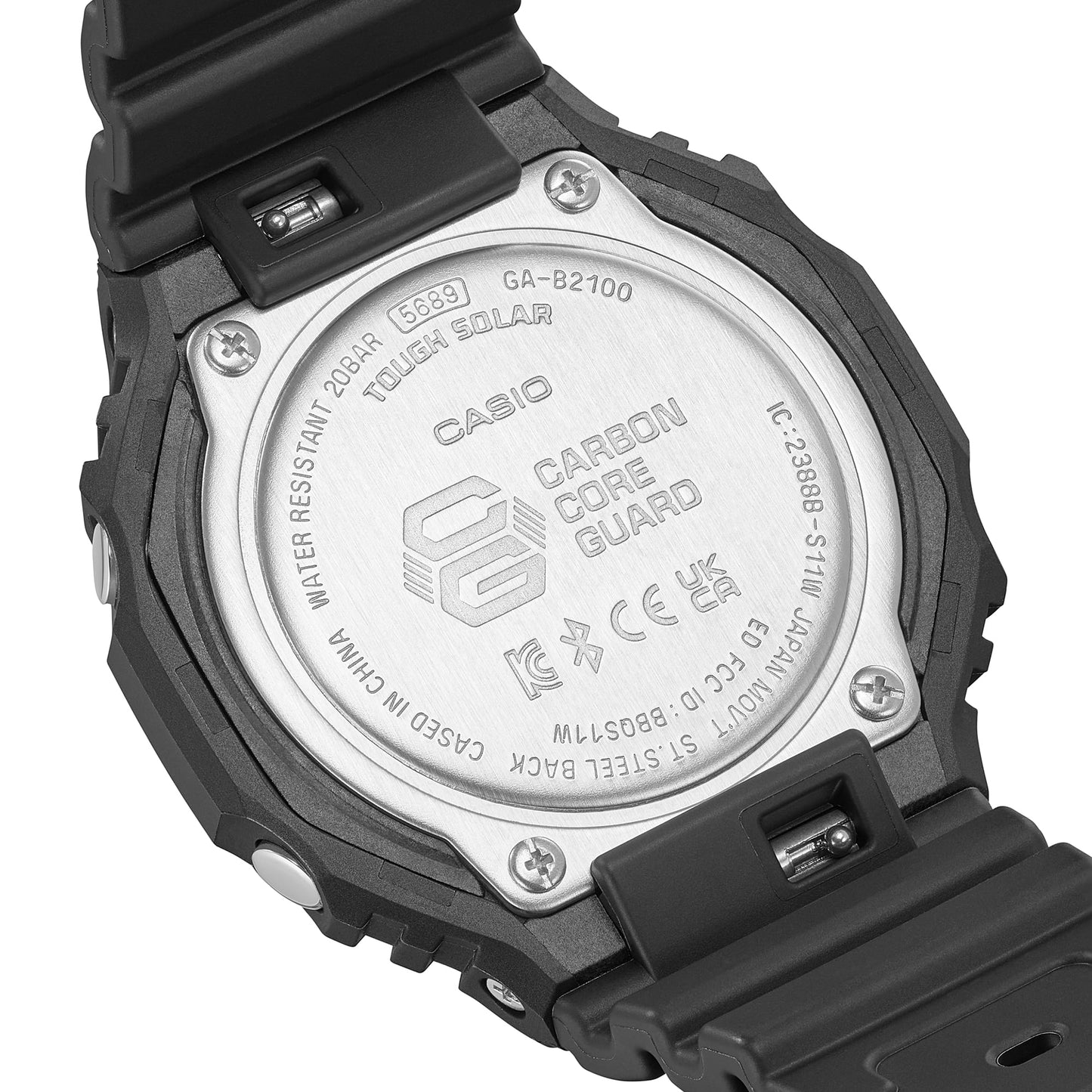 Reloj Casio G-Shock GA-B2100-1ACR Tough Solar Bluetooth - Negro