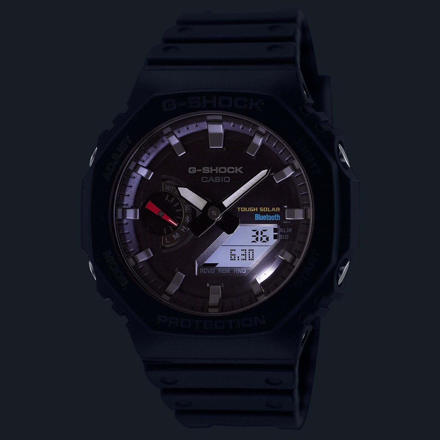 Reloj Casio G-Shock GA-B2100-1ACR Tough Solar Bluetooth - Negro