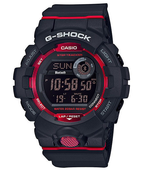 Casio G-Shock GBD-800-1CR Step Tracker Bluetooth Watch