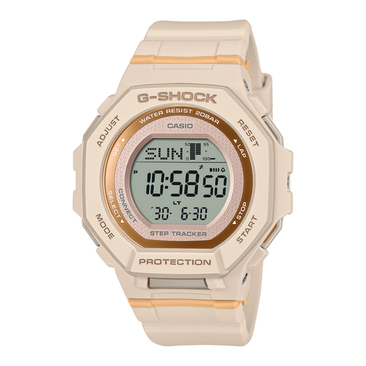 Casio G-Shock GMDB300-4 Women's Digital Watch - Cream Rose Gold