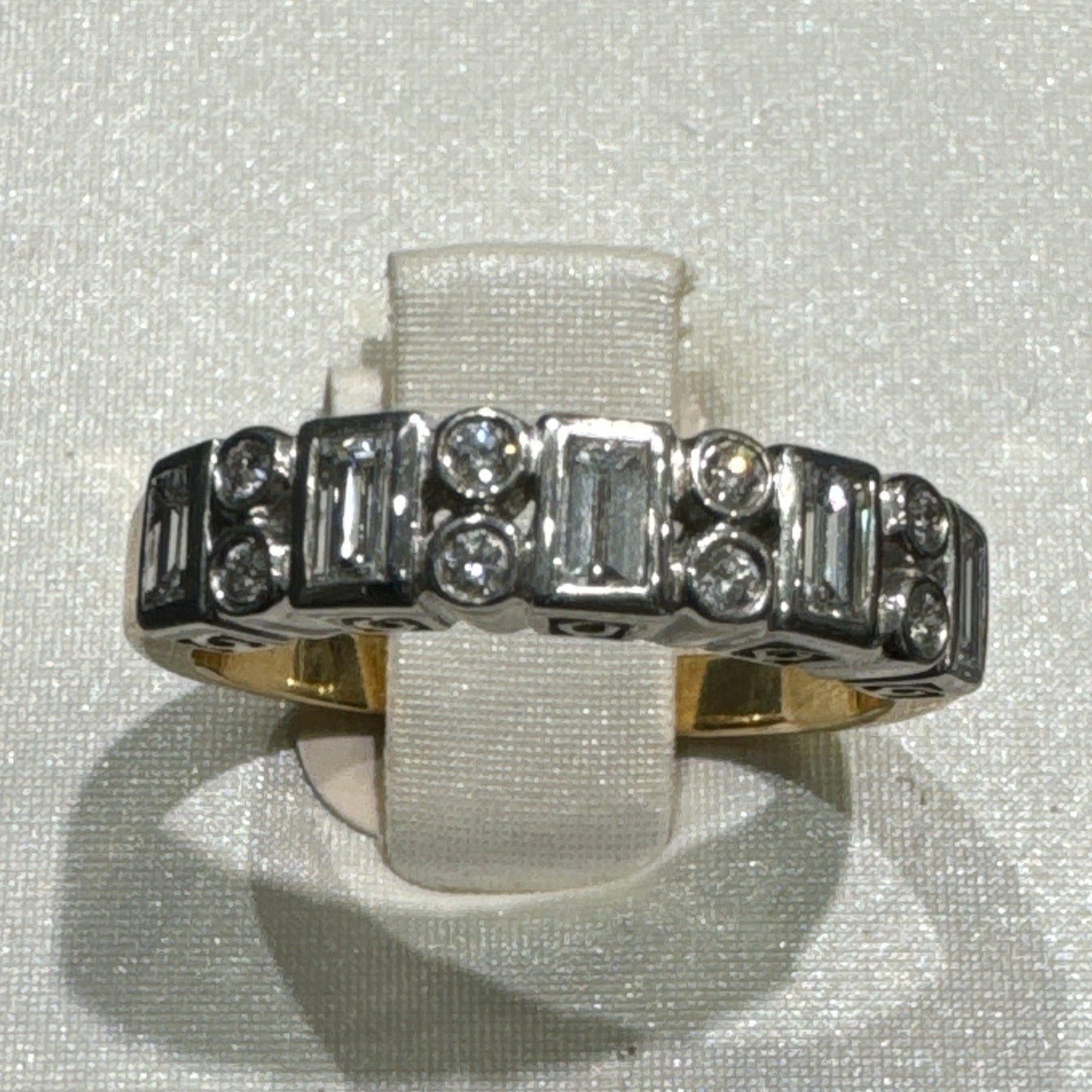 Gold ring 14K - Natural Diamond .68ct / Bijouterie Del Moral