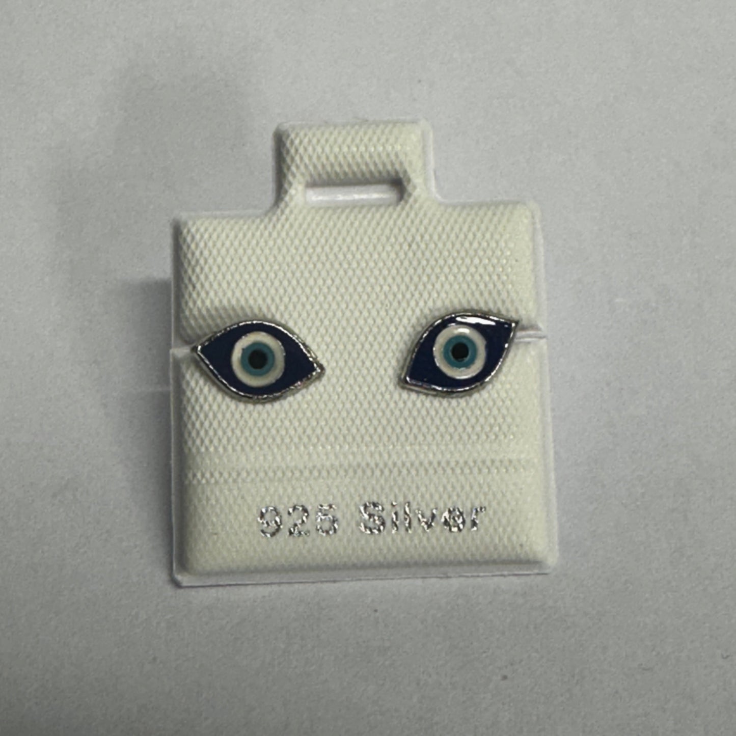 925 Silver Evil Eye Stud Earrings