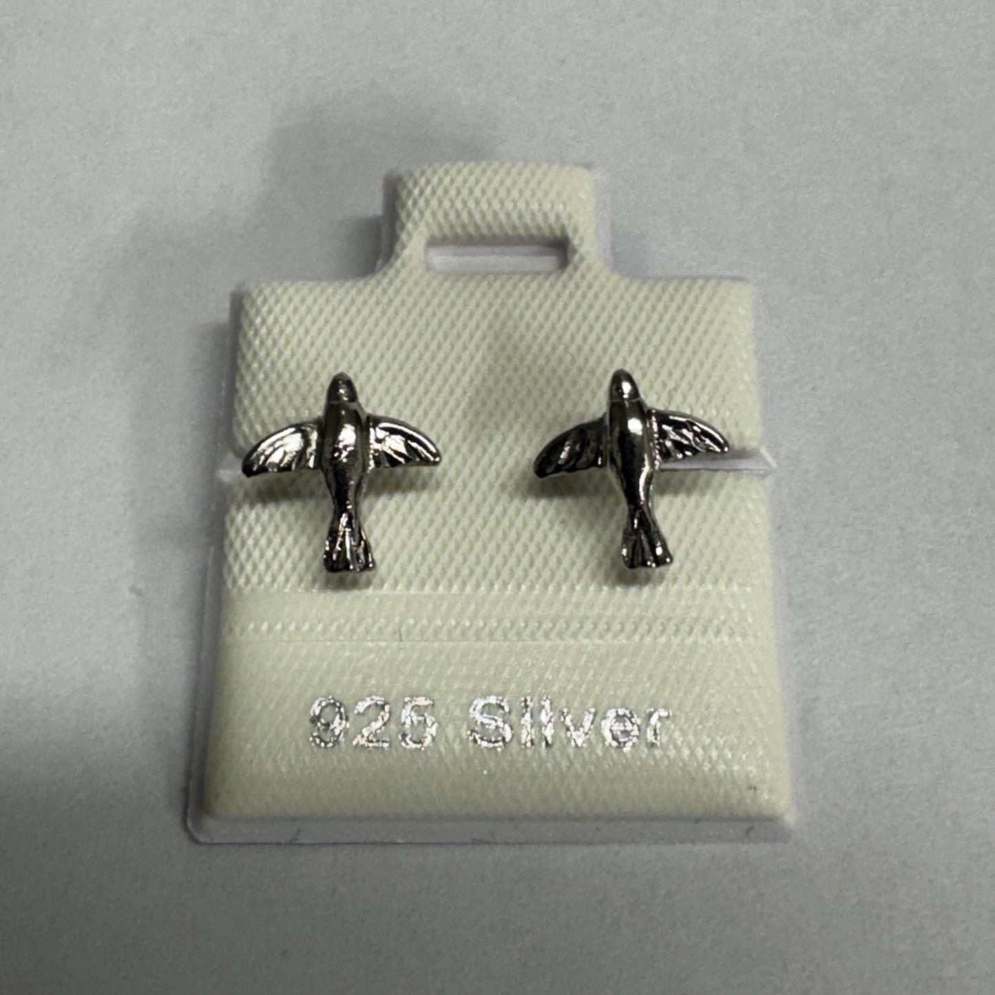 925 Silver Swallow Stud Earrings