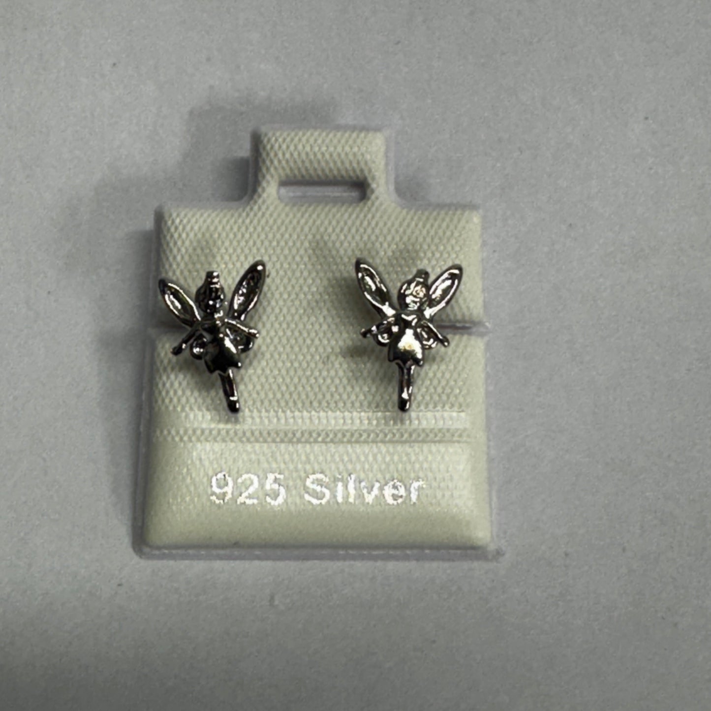 925 Silver Fairy Stud Earrings