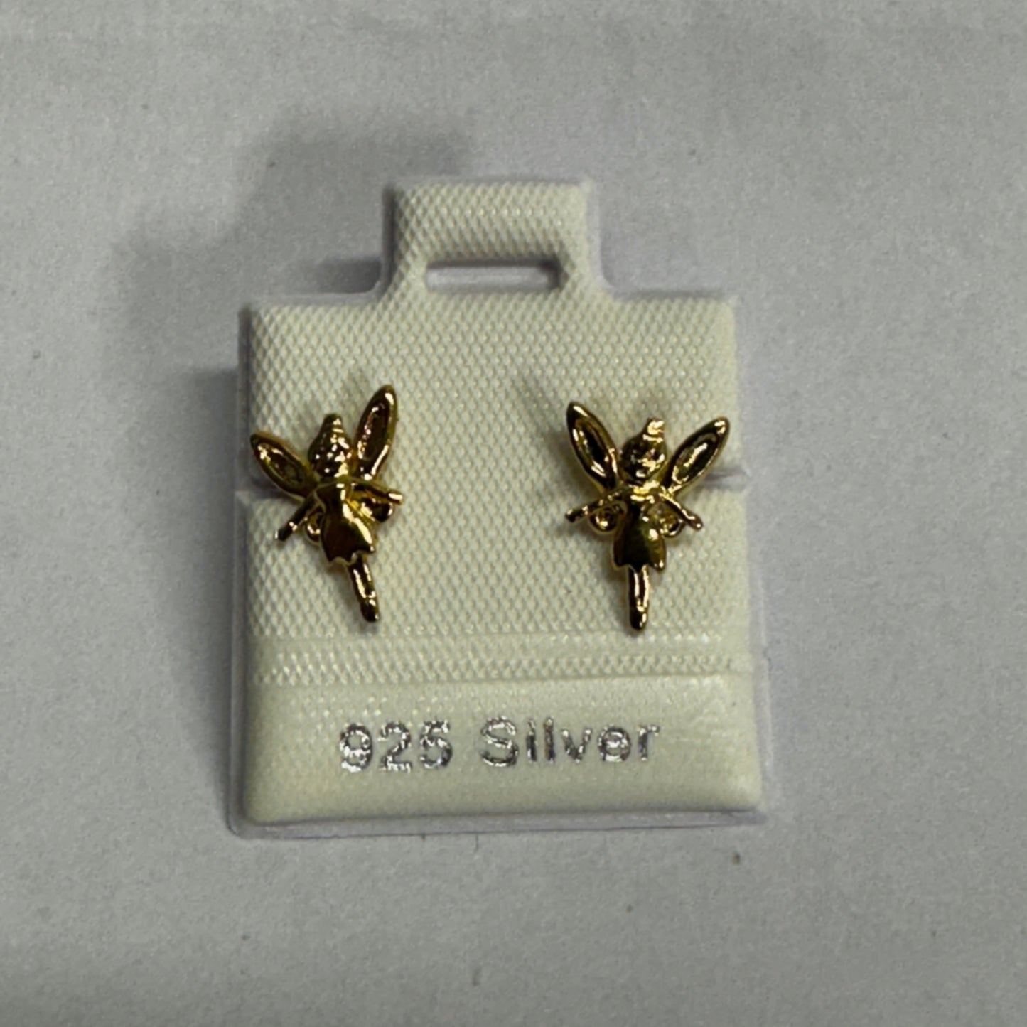 925 Silver Fairy Stud Earrings