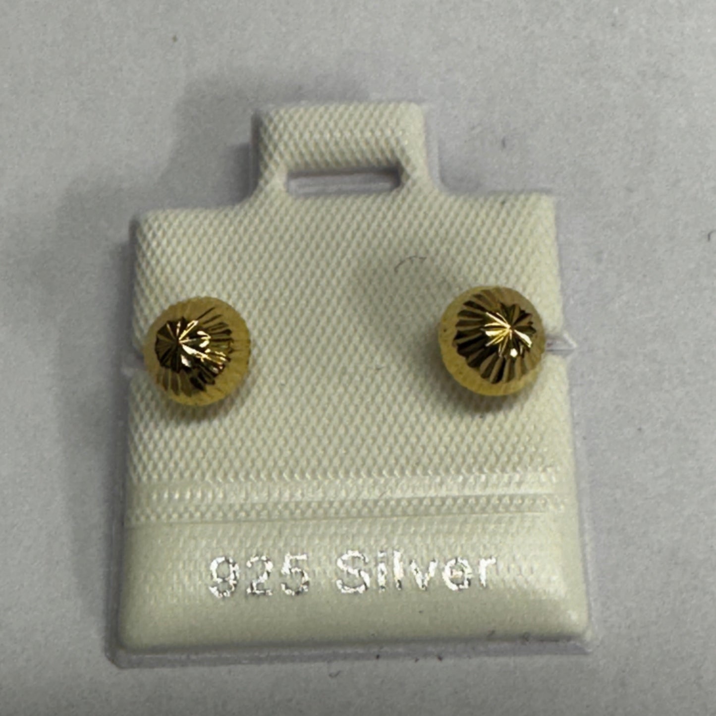 925 Silver Mushroom Stud Earrings
