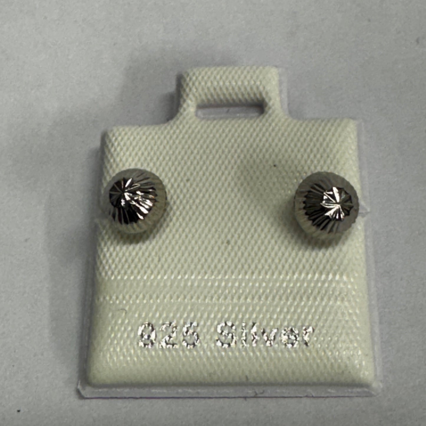 925 Silver Mushroom Stud Earrings