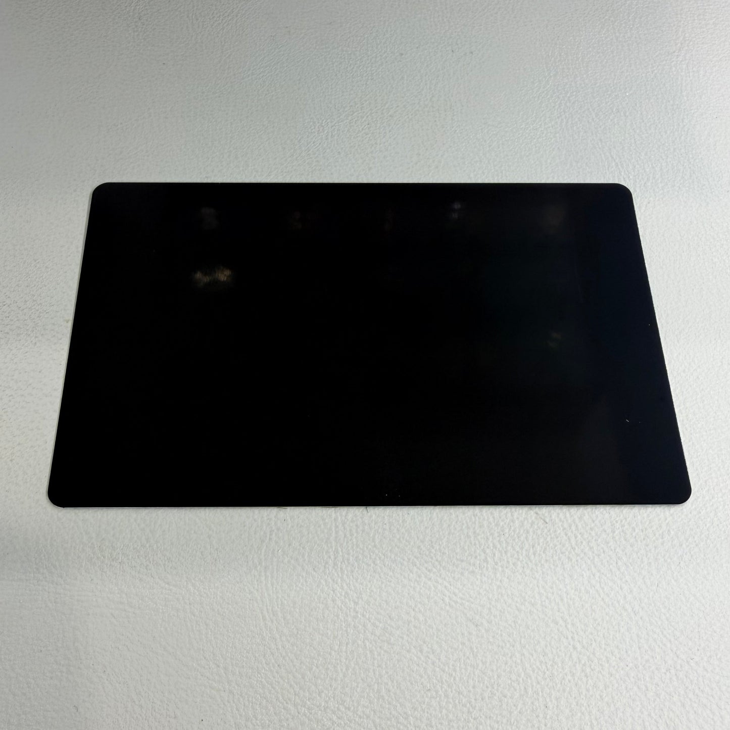 Black aluminum business card blank