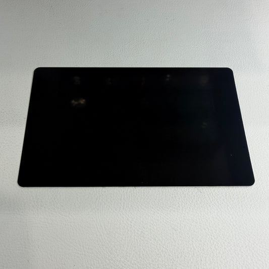 Black aluminum business card blank