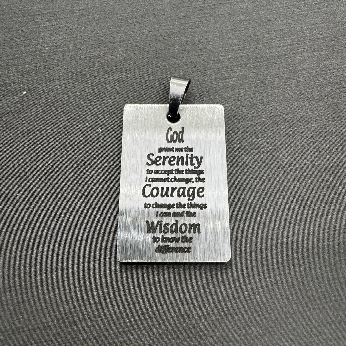 Custom text engraving