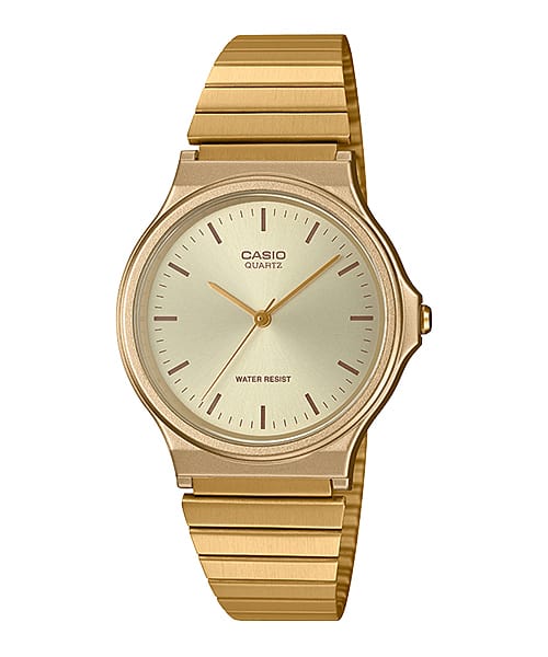 Casio MQ-24G-9ECF Classic Analog Watch - Gold
