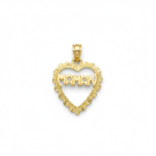 10K Gold Mothers Day pendant