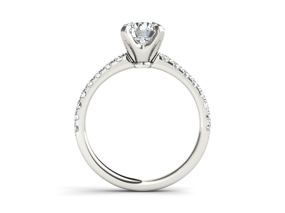 1,238ct Round Diamond Rings Gold rings