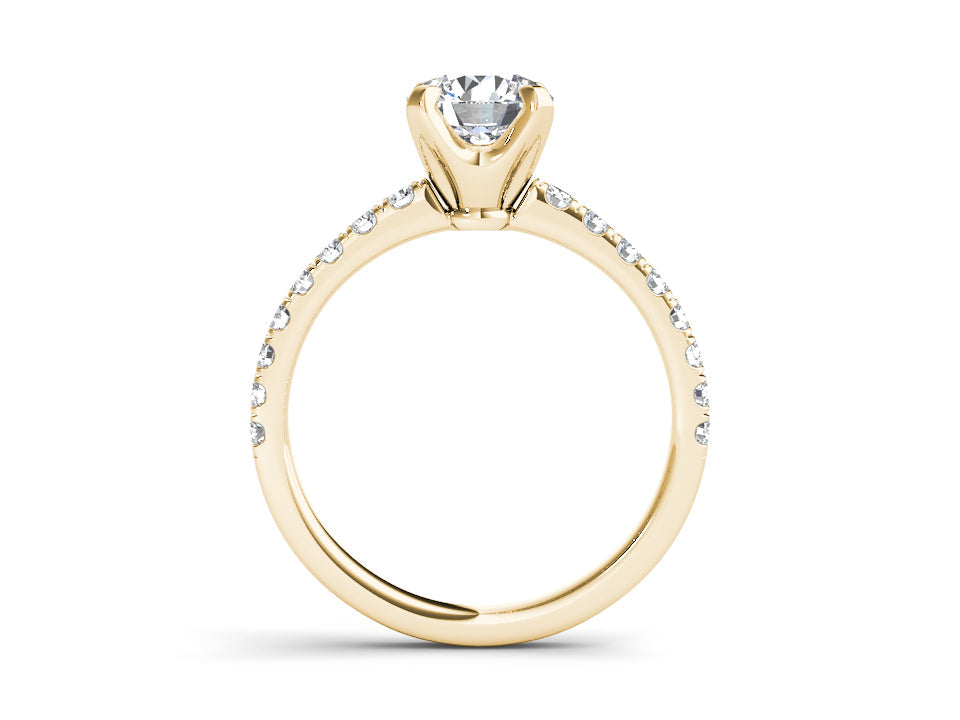 1,238ct Round Diamond Rings Gold rings