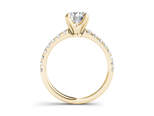 1,238ct Round Diamond Rings Gold rings