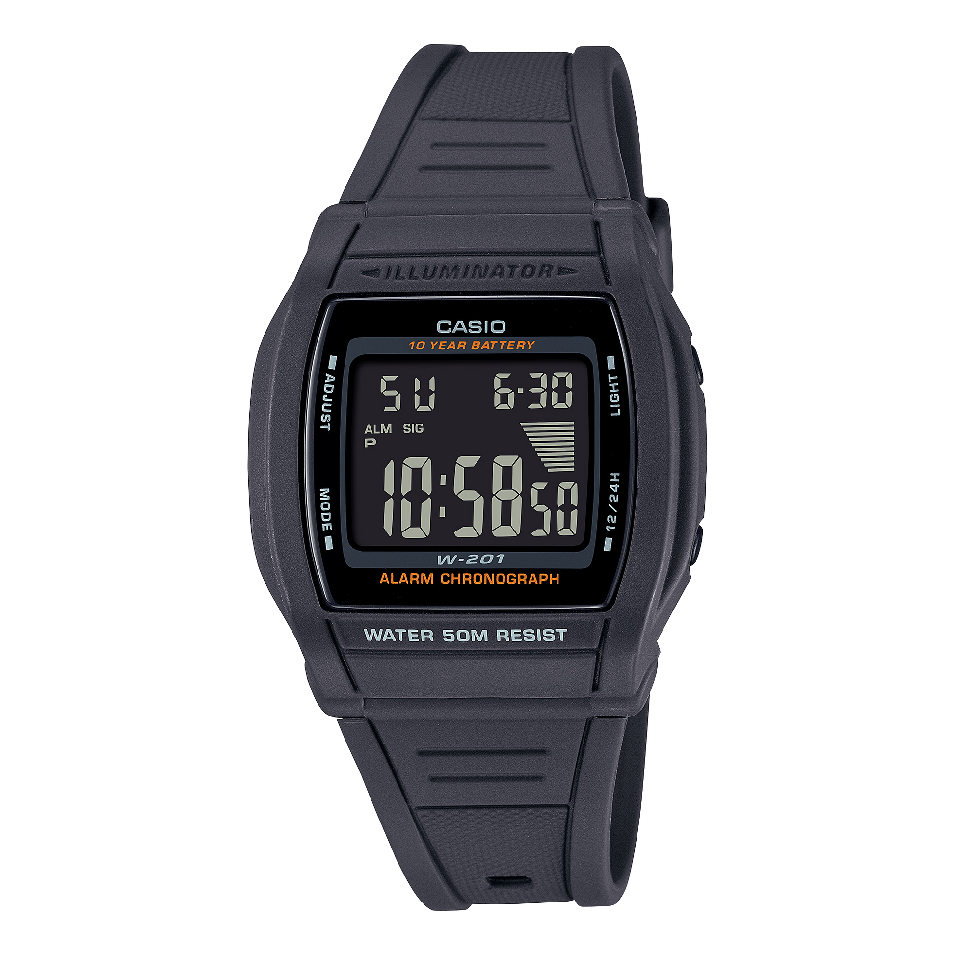 Casio montre W-201-1BVCR Montre