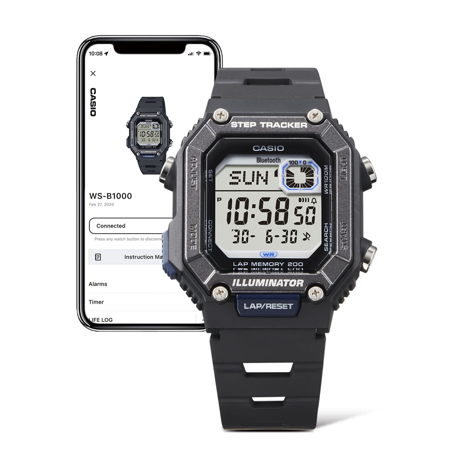 Casio Ws-b1000-1avcf Watch