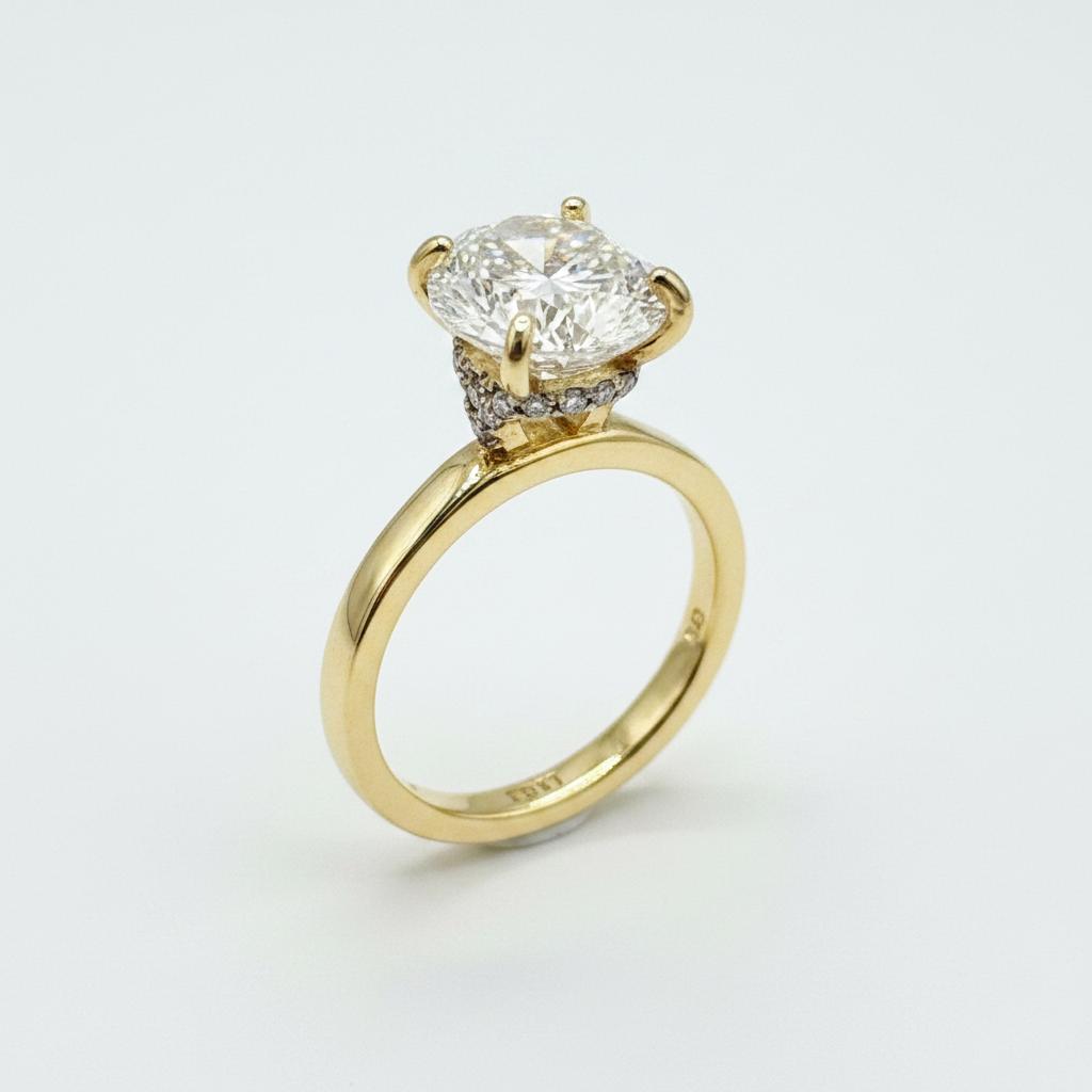 10K Gold Lab-Grown Diamond Ring 2.50CT (DML10RI025)