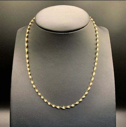 Curb Italian 10k Yellow Gold Chain gold chain