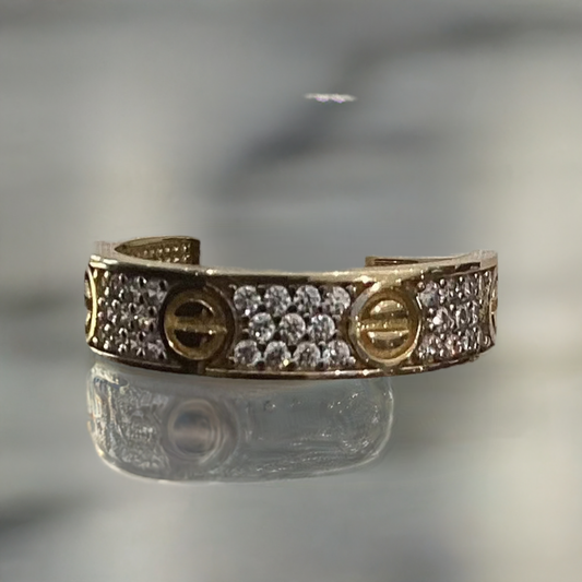 10K Y Gold Women Ring 2.19g