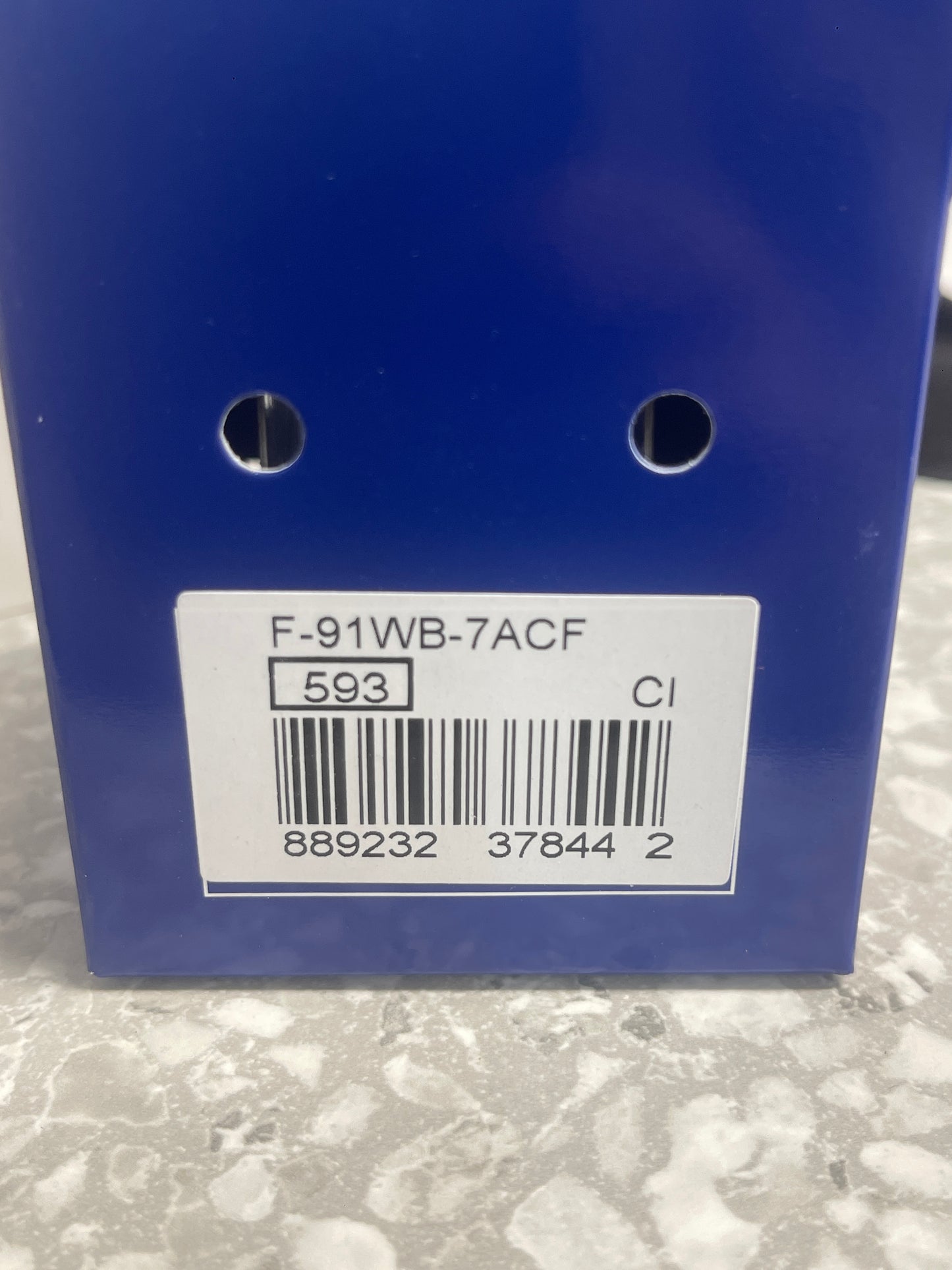 Casio F-91WB-7ACF Classic Digital Watch - White