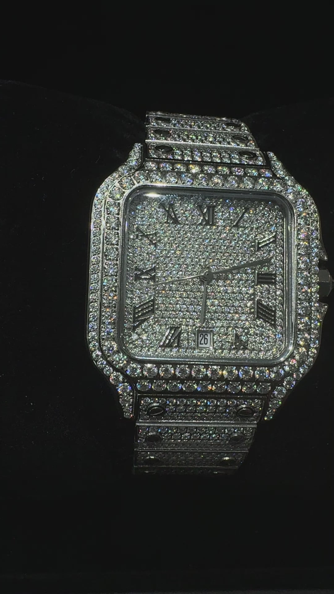 Miyota watch iced out moissanite / Bijouterie Del Moral / Brossard / Champlain Mall / Video