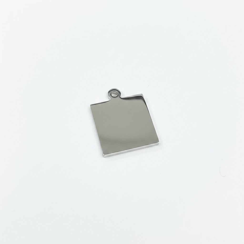square shaped stainless steel blank